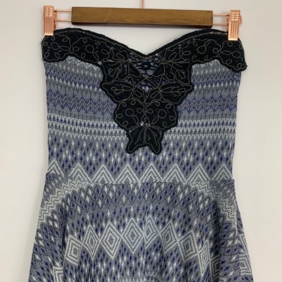 Free People Strapless Mini Dress - Picture 3 of 4